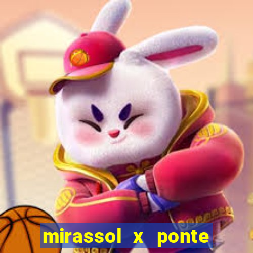 mirassol x ponte preta palpite