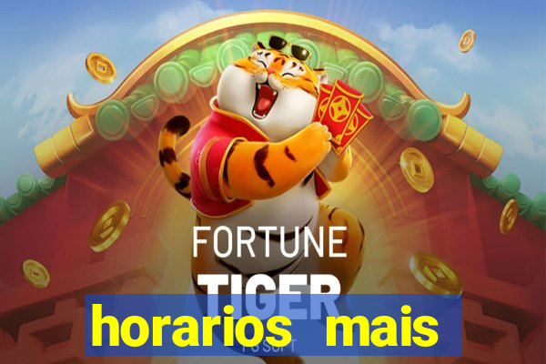 horarios mais pagantes fortune tiger