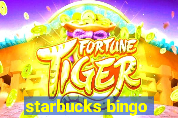 starbucks bingo