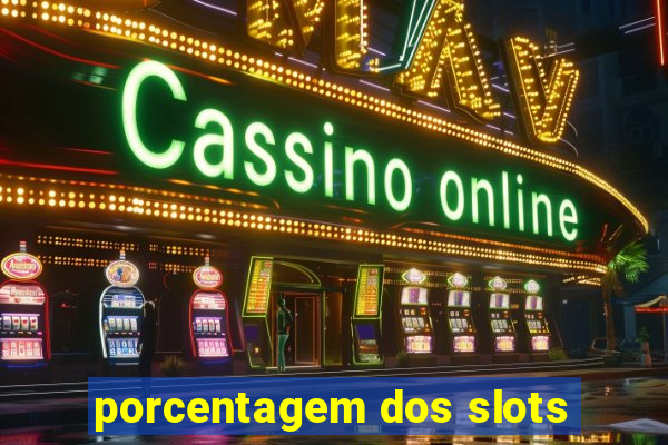 porcentagem dos slots