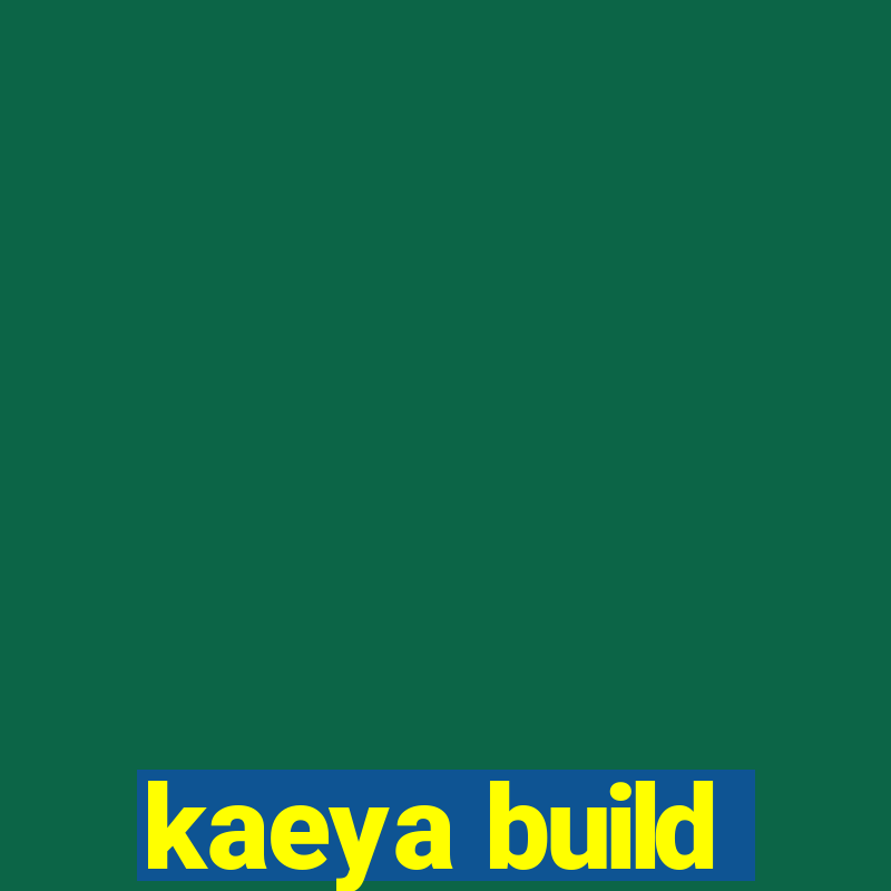 kaeya build