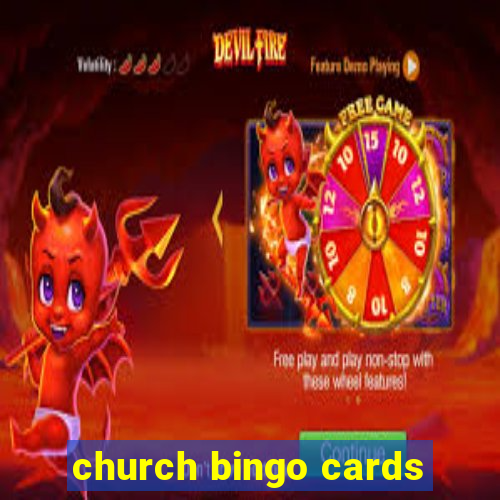 church bingo cards