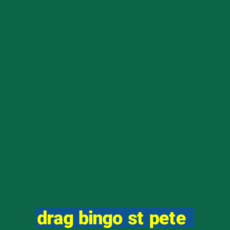 drag bingo st pete