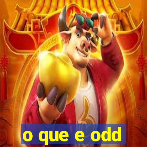 o que e odd