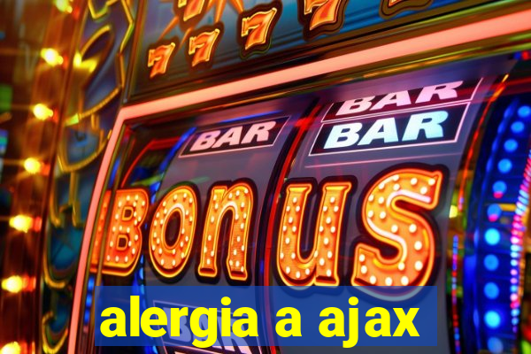 alergia a ajax