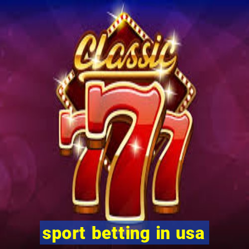 sport betting in usa