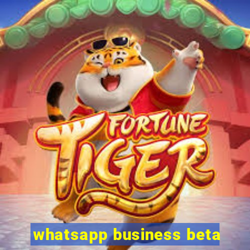 whatsapp business beta