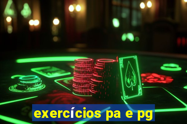 exercícios pa e pg