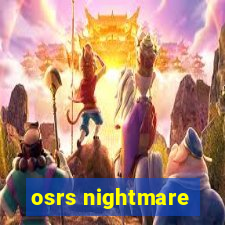 osrs nightmare