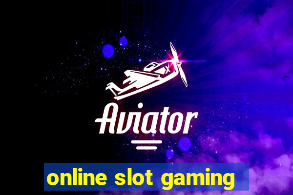 online slot gaming