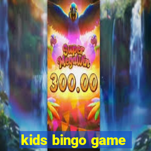 kids bingo game