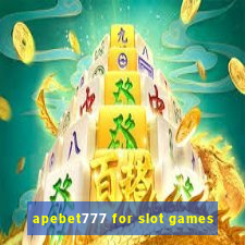 apebet777 for slot games