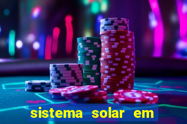 sistema solar em tempo real