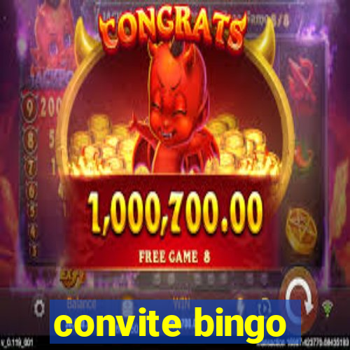 convite bingo