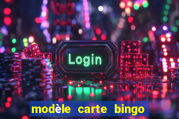 modèle carte bingo quarantaine gratuit