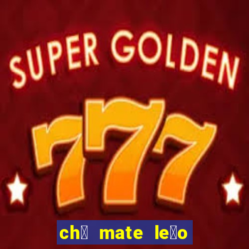 ch谩 mate le茫o tem cafe铆na