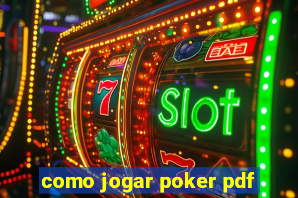 como jogar poker pdf