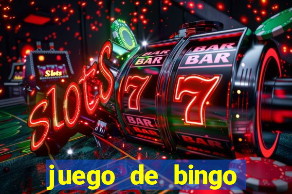 juego de bingo para ganar dinero