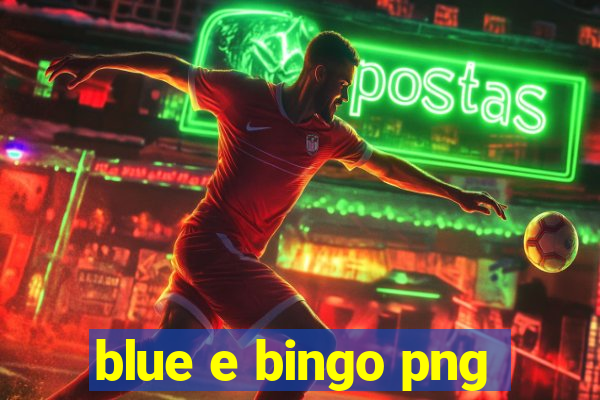 blue e bingo png