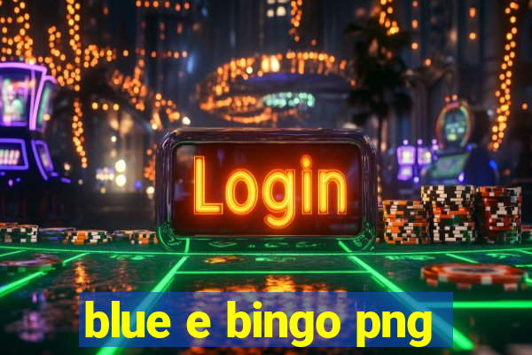 blue e bingo png