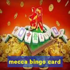 mecca bingo card