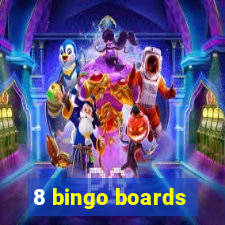 8 bingo boards