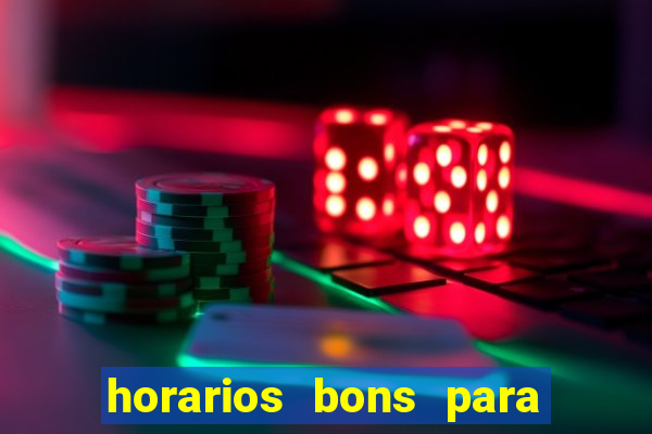 horarios bons para jogar fortune tiger