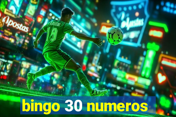 bingo 30 numeros