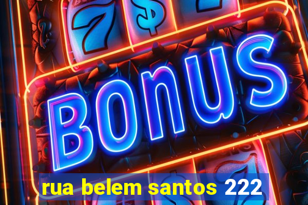 rua belem santos 222