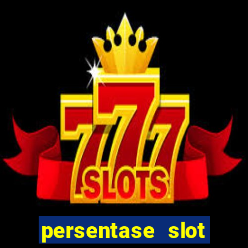 persentase slot hari ini