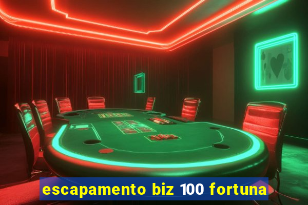 escapamento biz 100 fortuna