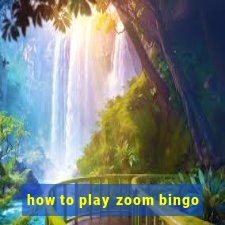 how to play zoom bingo