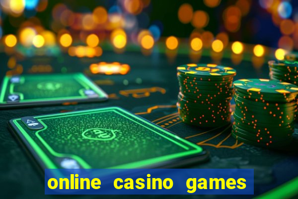 online casino games for real cash