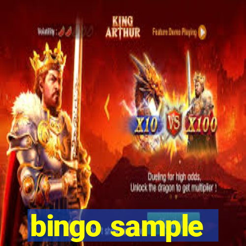 bingo sample