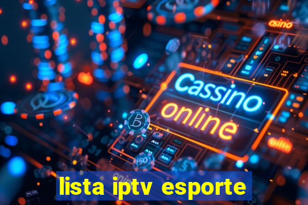 lista iptv esporte