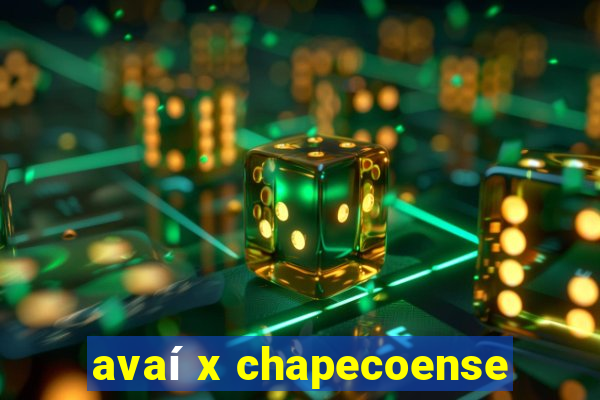 avaí x chapecoense