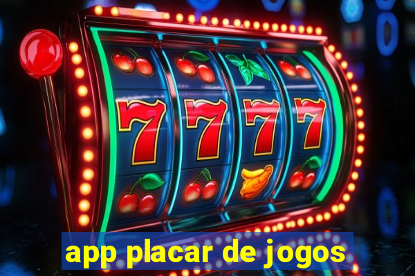 app placar de jogos