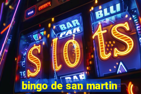 bingo de san martin