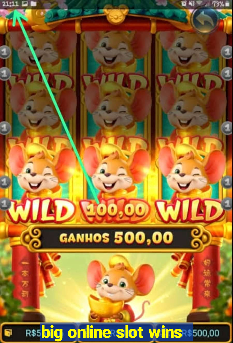 big online slot wins