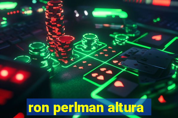 ron perlman altura