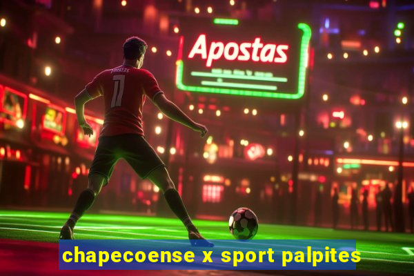 chapecoense x sport palpites