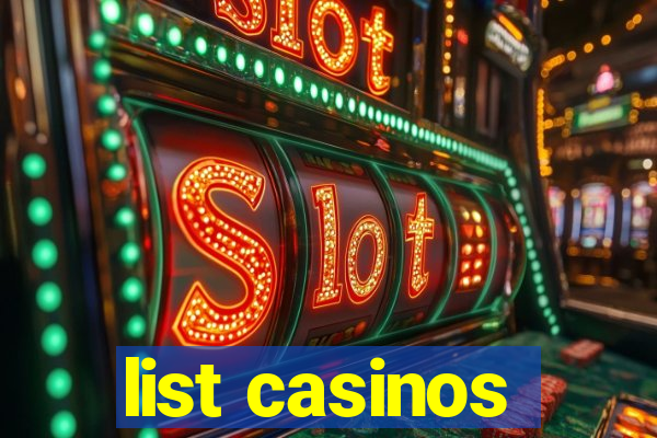 list casinos