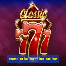 como criar cassino online