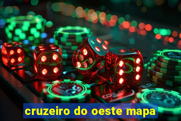 cruzeiro do oeste mapa