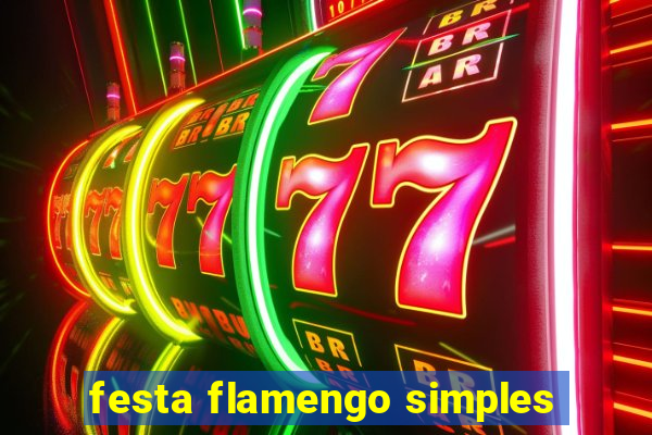 festa flamengo simples