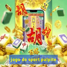 jogo do sport palpite