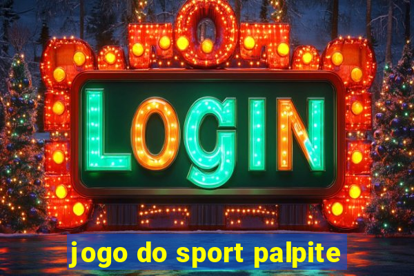 jogo do sport palpite