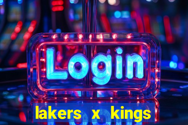 lakers x kings onde assistir