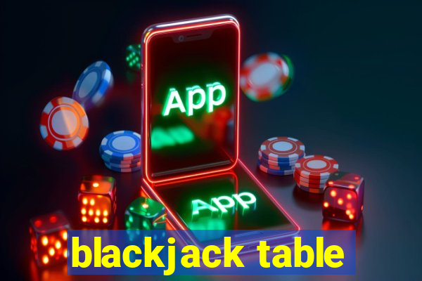 blackjack table