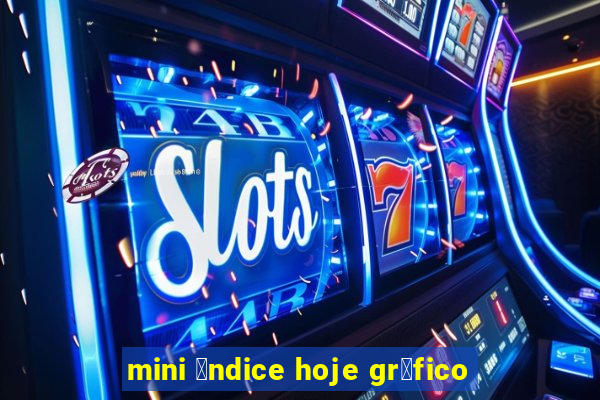 mini 铆ndice hoje gr谩fico